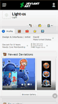 Mobile Screenshot of light-os.deviantart.com
