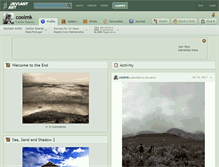 Tablet Screenshot of coolmk.deviantart.com