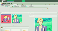 Desktop Screenshot of nathan-mahler-club.deviantart.com