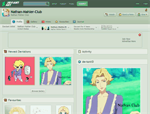 Tablet Screenshot of nathan-mahler-club.deviantart.com