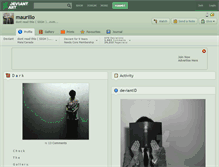 Tablet Screenshot of maurillo.deviantart.com