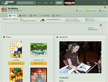 Tablet Screenshot of lordbatsy.deviantart.com