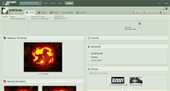 Desktop Screenshot of prairiecat.deviantart.com