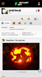 Mobile Screenshot of prairiecat.deviantart.com