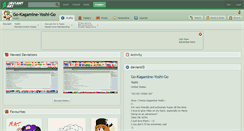 Desktop Screenshot of go-kagamine-yoshi-go.deviantart.com