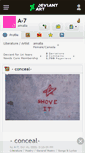 Mobile Screenshot of a-7.deviantart.com