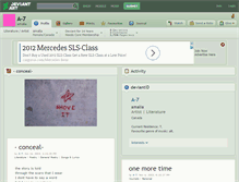 Tablet Screenshot of a-7.deviantart.com
