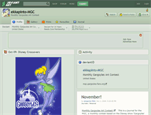 Tablet Screenshot of ekkapinto-mgc.deviantart.com