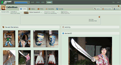 Desktop Screenshot of catboiblues.deviantart.com