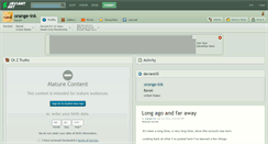 Desktop Screenshot of orange-ink.deviantart.com