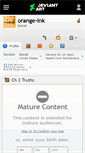 Mobile Screenshot of orange-ink.deviantart.com
