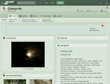 Tablet Screenshot of crimson-ink.deviantart.com