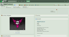 Desktop Screenshot of digitalfreelancer.deviantart.com