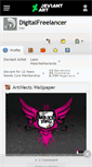 Mobile Screenshot of digitalfreelancer.deviantart.com
