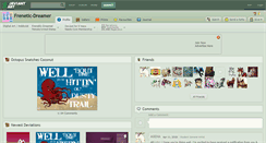 Desktop Screenshot of frenetic-dreamer.deviantart.com