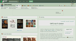 Desktop Screenshot of clairejones.deviantart.com