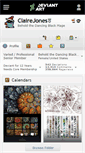 Mobile Screenshot of clairejones.deviantart.com