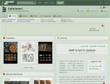 Tablet Screenshot of clairejones.deviantart.com