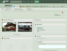 Tablet Screenshot of gabriel10.deviantart.com