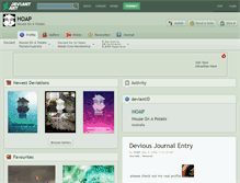 Tablet Screenshot of hoap.deviantart.com