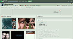 Desktop Screenshot of explicit-content.deviantart.com