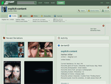 Tablet Screenshot of explicit-content.deviantart.com