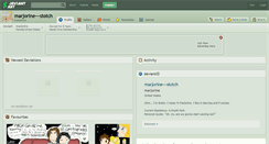 Desktop Screenshot of marjorine---stotch.deviantart.com