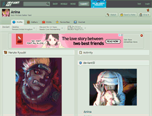 Tablet Screenshot of anina.deviantart.com