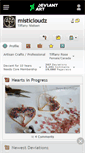 Mobile Screenshot of misticloudz.deviantart.com