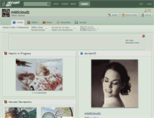 Tablet Screenshot of misticloudz.deviantart.com