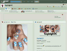 Tablet Screenshot of kayleighoc.deviantart.com