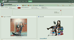 Desktop Screenshot of gwennieblack.deviantart.com