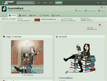 Tablet Screenshot of gwennieblack.deviantart.com