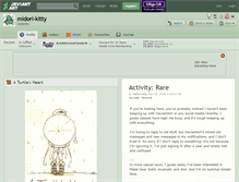 Tablet Screenshot of midori-kitty.deviantart.com