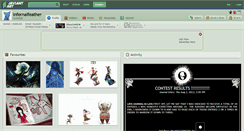 Desktop Screenshot of infernalfeather.deviantart.com