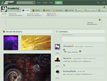 Tablet Screenshot of invaderluj.deviantart.com