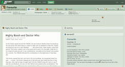 Desktop Screenshot of fravourite.deviantart.com