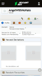 Mobile Screenshot of angelwithnohalo.deviantart.com