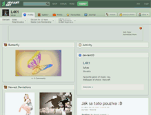 Tablet Screenshot of l4k1.deviantart.com
