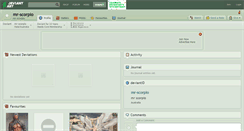 Desktop Screenshot of mr-scorpio.deviantart.com