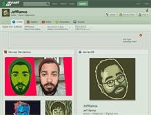 Tablet Screenshot of jefframos.deviantart.com