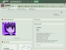 Tablet Screenshot of layliaay.deviantart.com