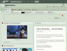 Tablet Screenshot of billistmeinherz.deviantart.com