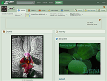 Tablet Screenshot of luna2.deviantart.com