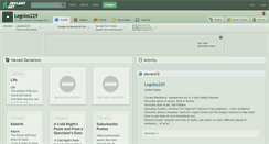 Desktop Screenshot of legolos229.deviantart.com