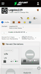 Mobile Screenshot of legolos229.deviantart.com