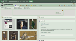 Desktop Screenshot of fallen-remnant.deviantart.com