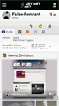 Mobile Screenshot of fallen-remnant.deviantart.com