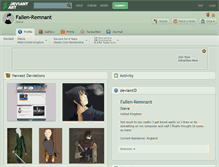 Tablet Screenshot of fallen-remnant.deviantart.com