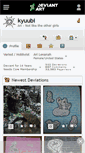 Mobile Screenshot of kyuubi.deviantart.com